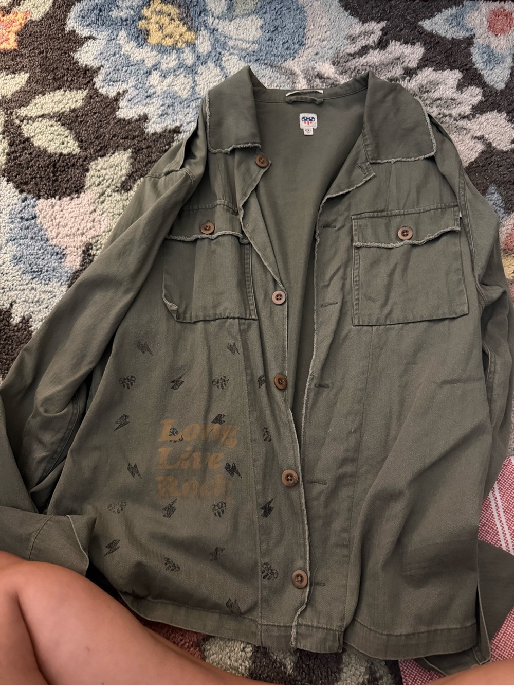 Junk Food Clothing Olive Green Utility Jacket